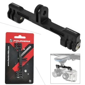 Ha-gp01-x2-001 Hukyu 612038907475 Fouriers Bike Handlebar Extender Mount For Stop Watch Camera