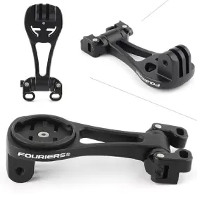 1030 Hukyu 612040140433 Bike Computer Stem Mount Camera Holder For Garmin Edge 1000 1030&gopro&mio Black