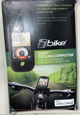 Ibike 856357001968 Dash Deluxe Cycling Computer Made For Ipod And Iphone 3g 4g New Open Box