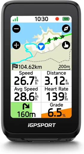 Igpsport 445056965959 Binavi Air Bike Computer 3.0ftft Touchscreen Map Voice Navigate Reroute