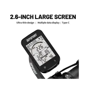 Bsc100s Igpsport Bike Computer Wireless Gps Speedometer With 2.6 Inch Huge Screen Auto B #3