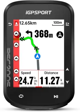Bsc200s Igpsport Gps Bike Computer Wireless Route Navigation 2.4 Screen Blue