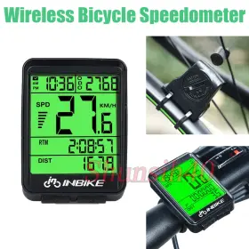 Inbike 798188849152 Wireless Lcd Digital Bicycle Speedometer Odometer Computer Auto Backlight Riding