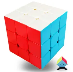 Integear 742776770120 Speed Cube 3x3 Stickerless With Stand And Standard