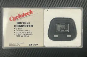 Ih76992-4 Iron Horse Vintage 1987 Cyclotech Bicycle Computer. Brand New In Package. Never Opened