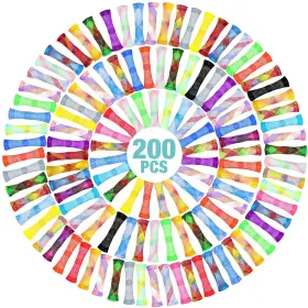 Fidget-28 Jerify 200 Pcs Finger Fidgets 10 X 3 Cm / 3.94 1.18 Inches Multicolor