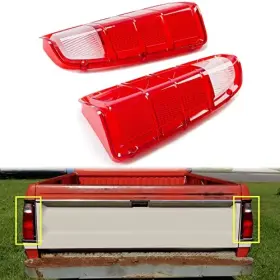 Cb-766 Jmtaat 1x Pair Rear Tail Light Taillight Lens Compatible With 1972-1980 Dodge