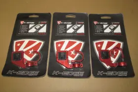 K-edge 857710005005 Lot Of 3 Cateye 22.2mm Aero Bar Computer Tt Tri Bike Mount Cnc Alloy 22g