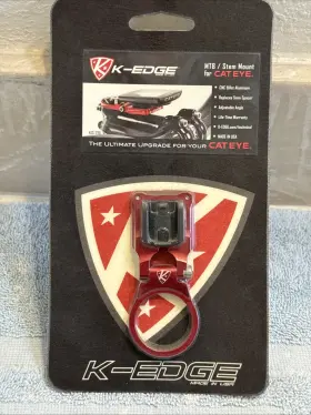K-edge 857710005043 Adjustable Stem Mount For Cateye Computer Red Tyo