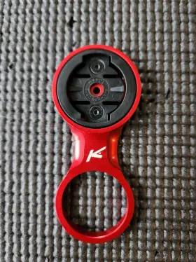 K13-520-red K-edge Fixed Stem Mount For Garmin Quarter Turn Type Computers - Red