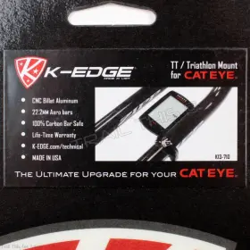 K13-710 K-edge Cateye 22.2mm Aero Bar Computer Tt Tri Bike Mount Cnc Alloy 22g - Black #3