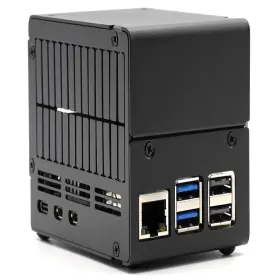 B0gxw84s8w Kksb Cases Case For Raspberry Pi 5 Tall Aluminum Dual Hats Nvme