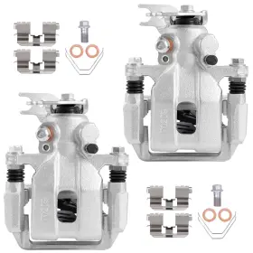 K101hq061062kj1 Kuiperauto 2pcs Rear Disc Brake Caliper Assembly With Bracket Compatible For 2009-2014 Acur