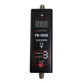 Pm-100w Latnex Power Swr Meter Digital Vhf Uhf - Hf Rf Ham Two-way Rad