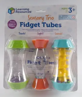 Ler5566 Learning Resources Sensory Trio Fidget Tubes 3 Pieces Ages