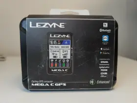 Lezyne 712805997893 Nos Cycling Mega C Gps Loaded Kit Black Heart Rate Strap Speed Cadence