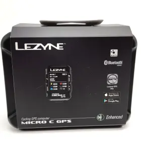 72045 Lezyne Micro Color Gps Hr Loaded Cycling Computer With Heart Rate Black