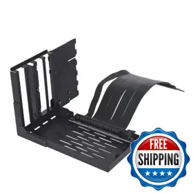 B0cf9ms1hg Lian Li Accessory Universal 4-slots Vertical Gpu Card Holder Kit Black Premium