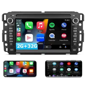 Litillbuly 735851447536 Car Radio Stereo For Chevy Silverado 2007-2014 Tahoe Gmc Sierra Yukon 2 32g A