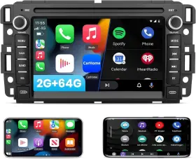 Litillbuly 735851447918 Car Radio Stereo For Chevy Silverado 2007-2014 Tahoe Gmc Sierra Yukon 2 64g A