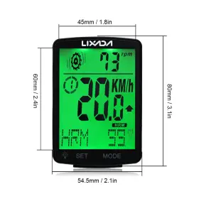 Fec1093409288229pu Lixada 3 In 1 Bike Multi Functional Lcd Screen E1m4 #3