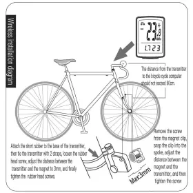 Lfl9570288885122gx Lixada Multi Functional Bicycle Speedometer For Cycling Enthusiasts W4r6 #3