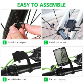 Puk3521179136581pe Lixada Wireless Bike Computer Waterproof Cycle With Measurable B0b0 #2
