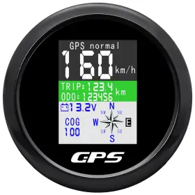 Ma-cx8049b Maimeimi Gps Speedometer 3-3/8 Inch 85mm Boat Odometer Waterproof White An
