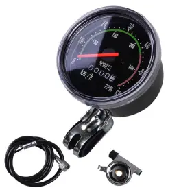 Cominso5jul66991 Maketheone Old School Style Bike Speedometer In Kph Analog Odometer Classic For 24