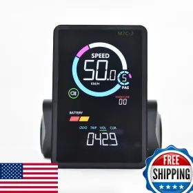 B0d9b6brty Mcezdy Ebike Display Uart No. 2 Protocol 24v-60v Abs Colorful Cycling Computer