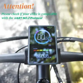 M7c-2-6 Mcezdy Ebike Display Uart No. 2 Protocol 24v-60v Abs Colorful Cycling Computer With C #2