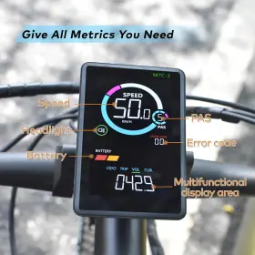 M7c-2-6 Mcezdy Ebike Display Uart No. 2 Protocol 24v-60v Abs Colorful Cycling Computer With C #3
