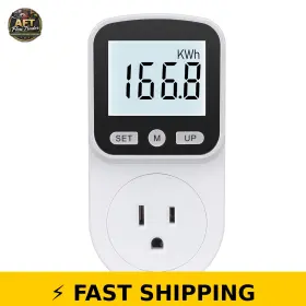 Wm03-us Mecheer Power Meter Plug - Energy Usage Monitor With Backlight