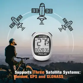 Meilan 788609000187 M3 Mini Gps Bike Computer Wireless Cycling Odometer Bicycle Sp #3