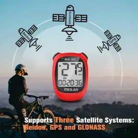 Meilan 921146930027 M3 Mini Gps Bike Computer Speedometer Wireless Cycling #2