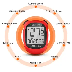 Meilan 921146930027 M3 Mini Gps Bike Computer Speedometer Wireless Cycling #3