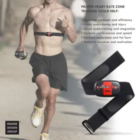 Es2102201 Mo-fit Trio Bluetooth/ Ant Heart Rate Monitor Chest Strap Ios Android Peloton #2