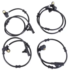 Qa2291x-671 Motomint Set Of 4 Abs Speed Sensor Front And Rear Left Right Compatible For Mercedes B