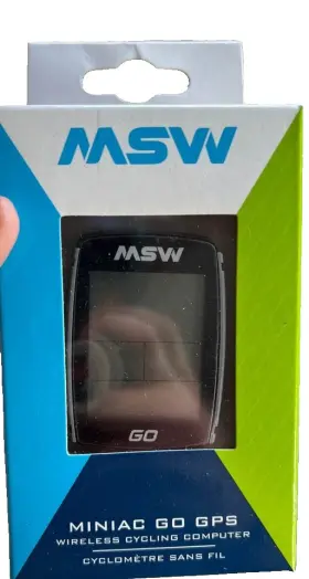 Ec7500 Msw Miniac Go Gps Wireless Bicycle Computer - Usb Rechargeable. 8 Function