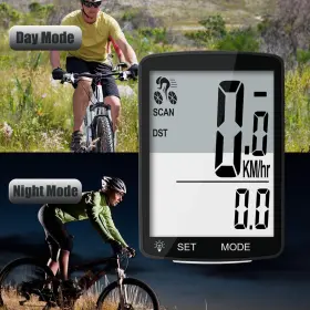 Nellvita 753640861639 Wireless Bike Computer 20 Multi-functions Real Waterproof Bicycle Speedomet #3