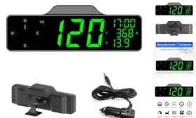 C3090 Oindodi Truck Gps Speedometer Heads Up Display For Cars Digital Mph 9.0 Inch