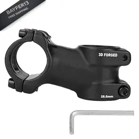 Osagie 768274598356 Bike Stem Aluminum Alloy Mtb Mountain 25 31.8x28.6x60mm Black
