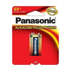 Panasonic 073096300064 Alkaline Plus Power 9v Batteries Long-lasting 12-pack