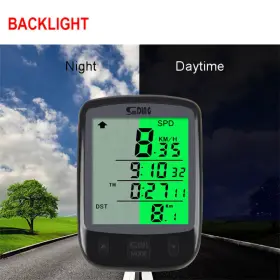 Pc C 094276894814 Bike Speedometer Bicycle Speed Meter Digital Odometer Waterproof Lcd Black Light #3