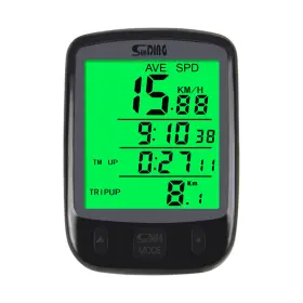 Pc C 094276894814 Bike Speedometer Bicycle Speed Meter Digital Odometer Waterproof Lcd Black Light
