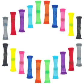 Rosylife-bdj3n Penvinoo Marble Mesh Fidget 4 Inches / 10 Cm Red Yellow Green Blue Purple