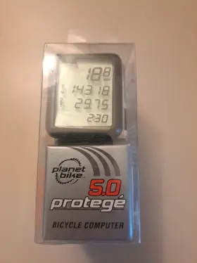 Cy1031 Planet Bike 5.0 Protege Cycling Computer Five Function Black
