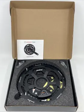 5-arm Power Tap 012527014064 Nos Powertap C1 53/39 Chainrings With Sensor For 110mm Bcd New In Box #2
