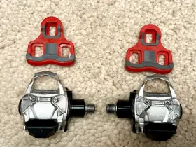 Rc-78 Powertap 30507 P2 Power Meter Road Bike Pedals With New Wellgo Look Keo Cleats