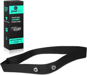 Powr Labs 742042607273 Heart Rate Monitor Replacement Strap 1 Count Pack Of Black